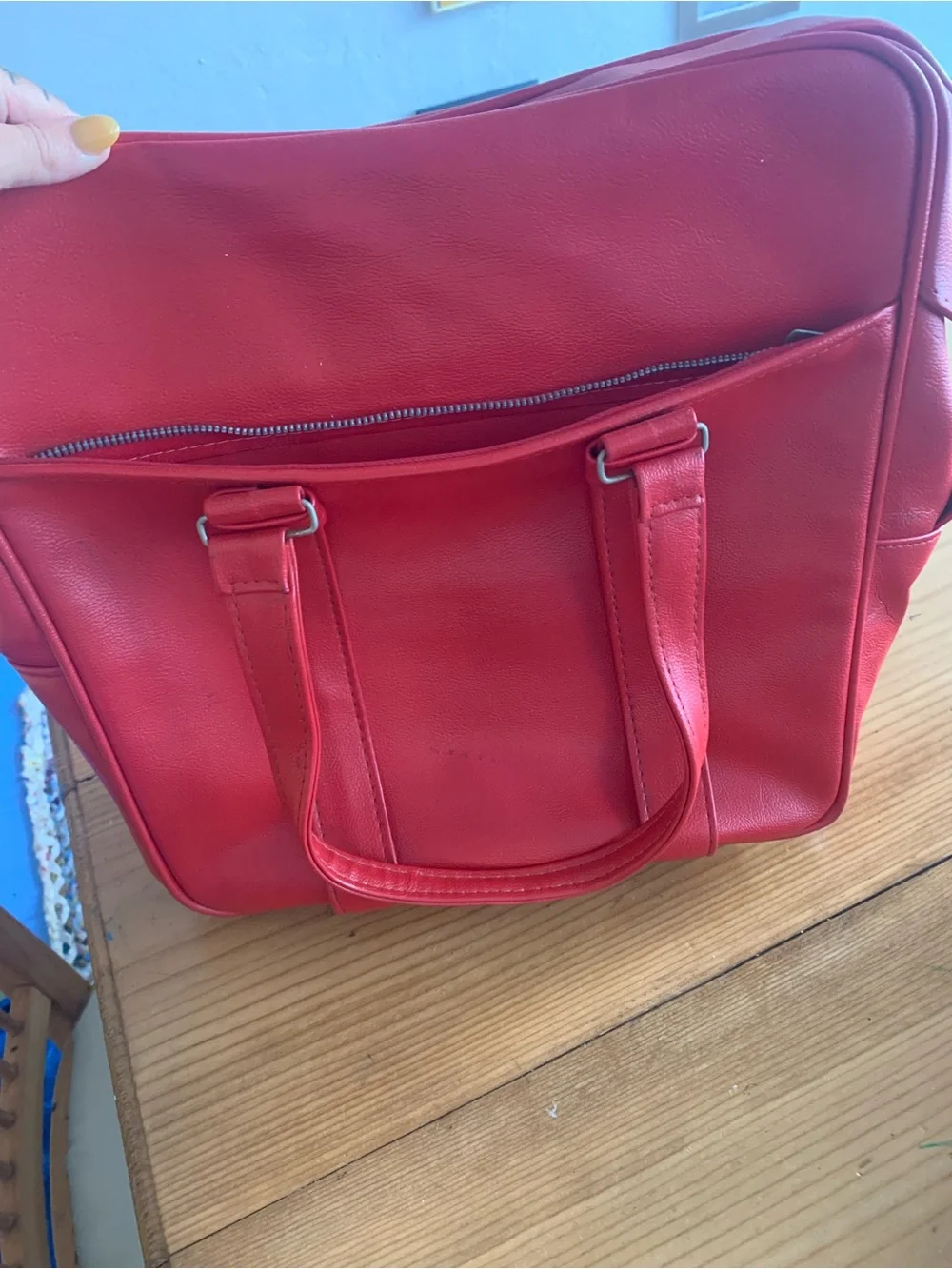 Red Samsonite Satchel